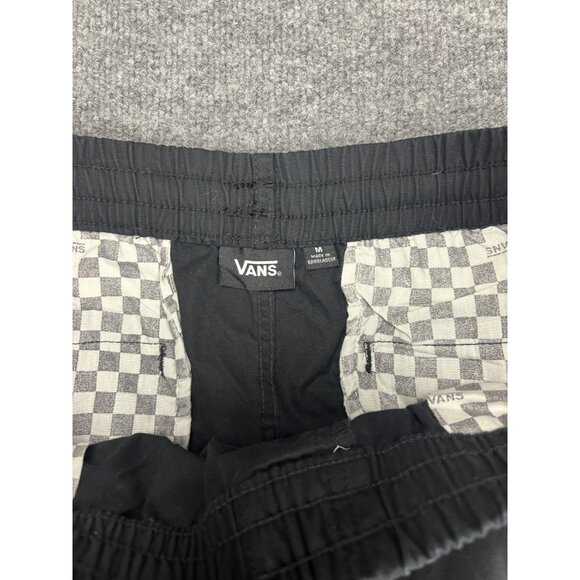 Vans Pants Mens Medium Black Elastic Waist Chino Drawstring Skate Casual - Picture 3 of 9
